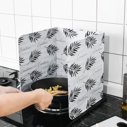 Kitchenware Fried Vegetable Heat Insulation Oil-Proof Plate Splash-Proof Blast Gas CoverFoil Plate Cooker Table Special Tools