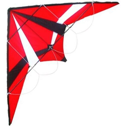 Professional Sport 72 Inches Power Stunt Kite Dual Line Triangle Kite Good Flying Toys With Handle And Line