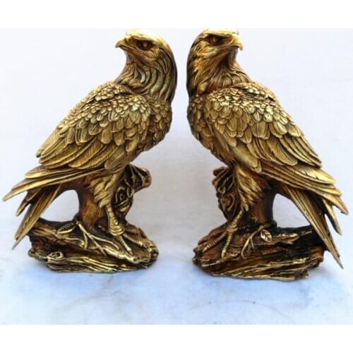 With the opening of the Eagle Eagle copper ornaments talisman Eagle bronze ornaments on display a Feng Shui