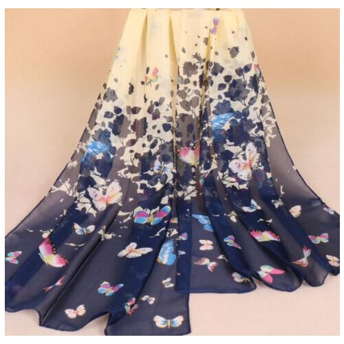 Spring Autumn Hot Sale 1PC Women Lady Butterfly Chiffon Neck Scarf Shawl Muffler Scarves Fashion Elegant Scarve Drop Ship
