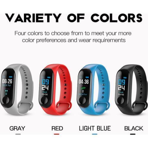 LS Newest Sports Smart Band Heart Rate Fitness Traker Smart Bracelet 0.96 inch LCD Color Screen Waterproof Bluetooth Smartband