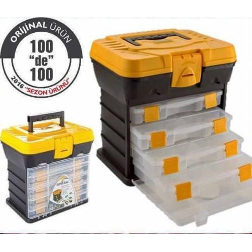 Super-Bag Fishing Tool Bag Organizerli Suit-Tool Bag 1. Grade Organizer Tool Bag Product Sizes 28x18x27 cm is