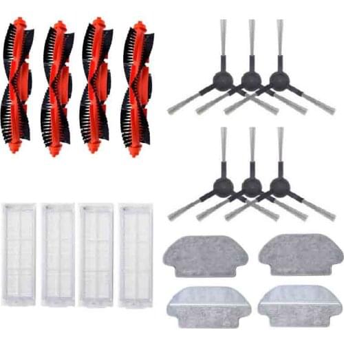 TOP!-Main Brush Side Brush Hepa Filters Kit for Viomi V2Pro Filter for Mijia STYJ02YM Sweeping Mopping Robot Vacuum Cleaner