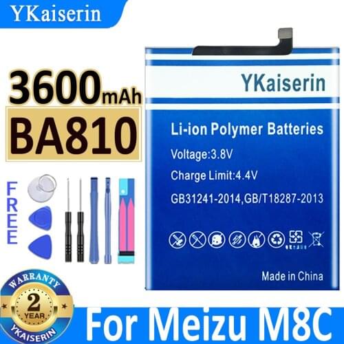 YKaiserin Meizu M8c Phone Batteries China