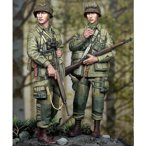 1/35 Unpainted Assembly Resin Figure Kit U.S. Soldiers