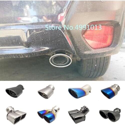 For Subaru XV 2018 2019 2020 2020 Car Muffler Rear Back End Stainless Steel Tail Pipe Dedicate Outlet Exhaust Manifolds 1pcs