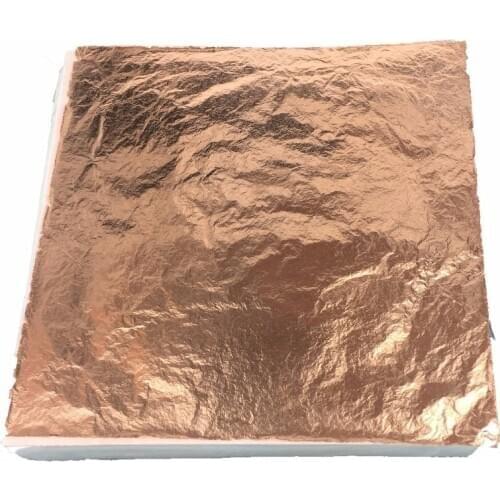 1000 sheets Imitation gold leaf foil genuine copper leaf foil red copper leaf Luxurious