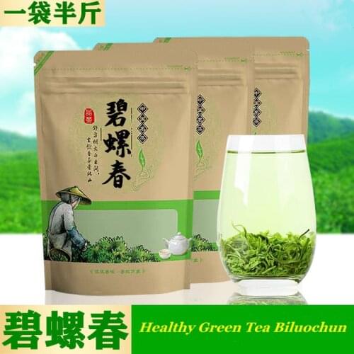 2021 China Bi-luo-chun Green -Tea Real Organic New Early Spring Green -Tea for Weight Loss Health Care
