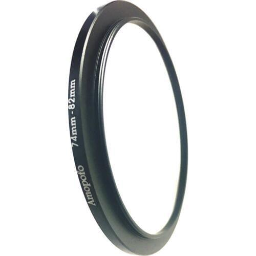 Amopofo Male To Male 74mm-82mm 74-82 mm 74mm to 82mm Macro Reverse Ring Adapter Black