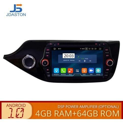 JDASTON 2 DIN Android 10 Car DVD Player For Kia CEED 2013 2014 2015 Octa Cores 4G+64G Car Radio Multimedia GPS Audio Stereo RDS