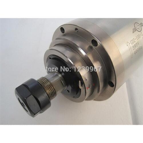 Spindle Motor ER20 Water-cooled for CNC Engraving Machines 3kw 24000rpm 380V 7A 100mm
