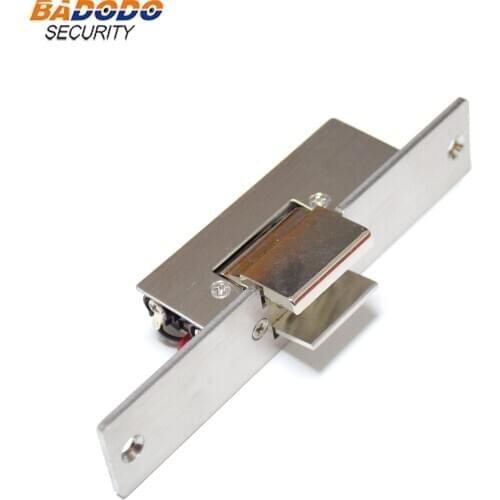Stainless steel DC 12V Electric Strike lock electronic door lock fail secure or fail safe for glass door