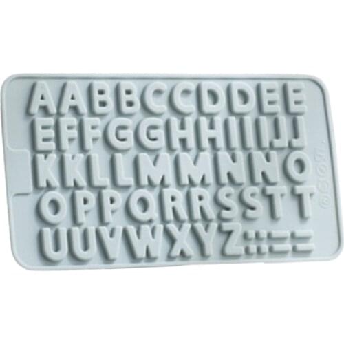 Letters Happy Birthday Fondant Mold Multipurpose for Baking Fondant Cake Crystal Epoxy Non-Stick DIY Mould Home Kitchen
