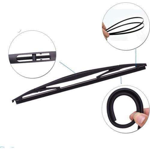 FUNDUOO For Mitsubishi Pajero 2010-2013 Outlander 2008-2016 12" Rear Window Windscreen Wipers Windshield Wipers Blade