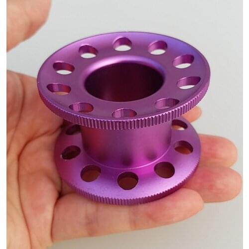 Aluminum Alloy Dive Wreck Cave Finger Reel Scuba Diving Tech Spool Guide Line Spool Underwater Snorkeling Gear Accessories Equip