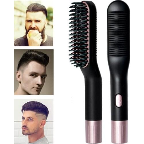 Multifunction Hair Straightener Styler Hot Comb Ceramic Massage Straightening Irons Electric Multifunctional Brush hair curler