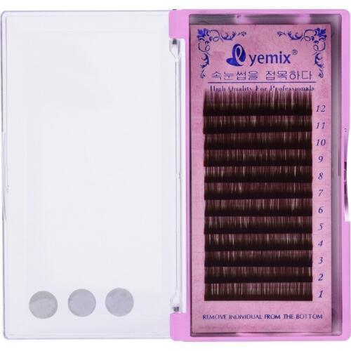 Baby Eyelash Extension 0.10mm I Curl Natural Eyebrow Extension Black An'd Brown Color