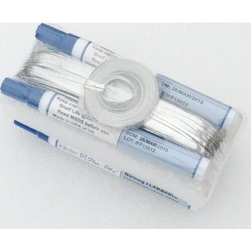 100m Tabbing Wire+5m Busbar Wire+2pcs flux pens for DIY Mono and Poly Panels Soldering, Sunpower Solar Cells Interconnect Wire