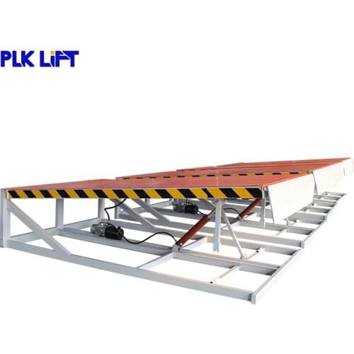 12t industrial hydraulic electric container load ramp