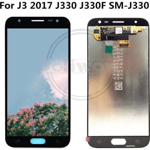 Adjust Brightness FOR For Samsung Galaxy J3 2017 LCD J330 J330F J330G LCD Display Touch Screen Digitizer Assembly