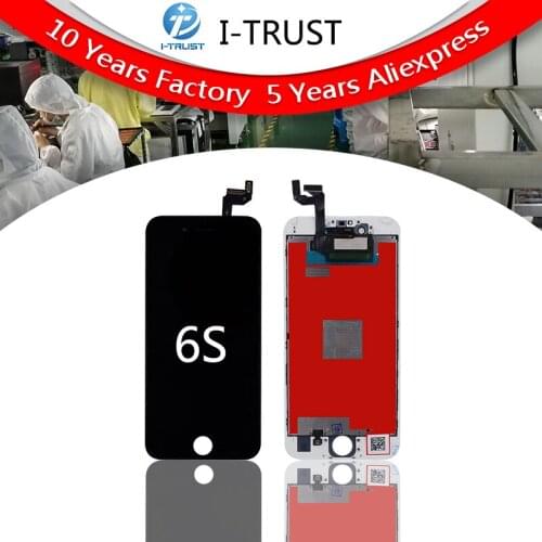 100PCS Grade A+++ For iPhone 6S LCD Touch Screen Digitizer Display Replacement Assembly With Frame & No Dead Pixel Free shipping
