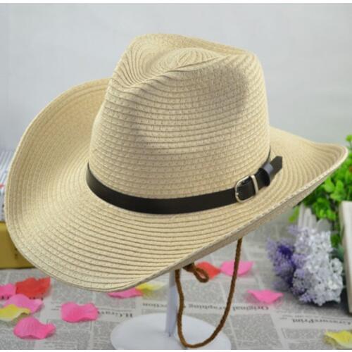 Sunhat Korean Version of Men Summer Beach Sunscreen Hats Holiday Cool Fashion Women Sun Protection Fishing Straw Beach Cap H162
