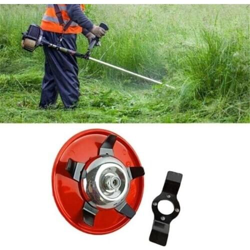 Dual-Use Weeder Plate Lawn Mower Trimmers Head Brushcutter For Grass Cutting Machine Tools Accessories
