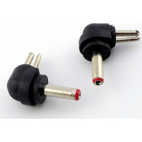 5x Universal AC DC Power Adapter 2 Pin Plug Charger Connector for Notebook Laptop Right Angle Adapter