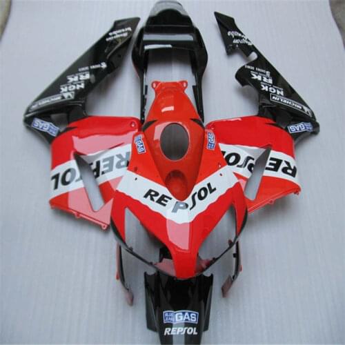 Top Quality fairing kits for CBR600RR 03 04 F5 CBR 600RR 03-04 CBR600 RR 2003 2004 red white black fairings