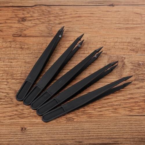 Yant Jouet ABS Black Plastic Tweezers Hama Beads Clip For Hama Beads 5mm Perler Beads Tools Iron Jewelry Beads Accessories