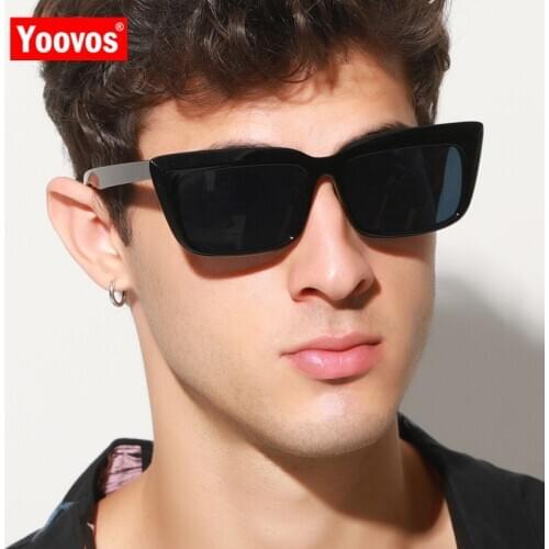 Yoovos 2021 Sunglasses Men Vintage Sun Glasses For Women Luxury Brand Designer Sunglasses Men Square Gafas De Sol Para Hombre