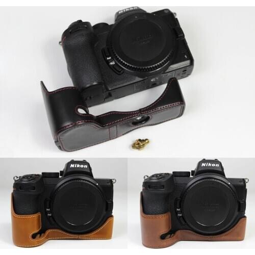 Leather Protect Camera Half case Bag Grip for Nikon Z7 Mark II Z6 Mark II Z7 Z6 Z5