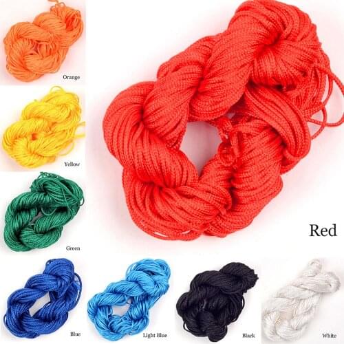 1mm Nylon Cord Thread Chinese Knot Macrame Braided String For DIY Jewelry Making Bracelet Necklace Tassels Beading String Thread