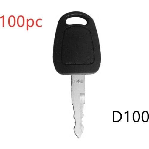100pc Keys For Doosan Daewoo Terex Bobcat E80 E900 Excavator # K1009605 D100