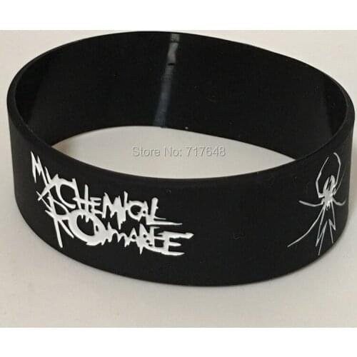 200PCS MY CHEMICAL ROMANCE wristband silicone bracelets free shipping by FEDEX