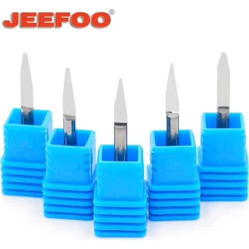 3.175mm Rounding Bottom CNC Router Bits Carbide V Engraving Tools Radiused Bottom Carving Cutters