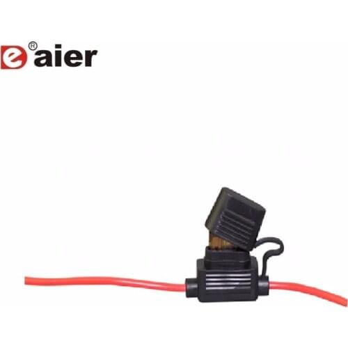 6PCS Wiring Harness ATC Fuse Holder Car Automotive 20 Amp Inline Blade Fuse Box With Plastic Cover