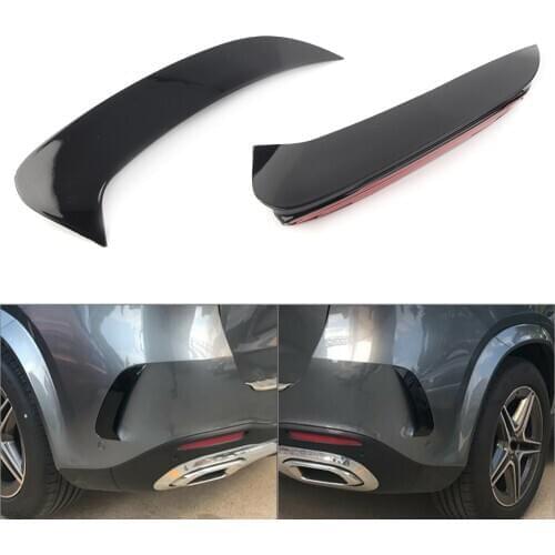 Car Rear Bumper Spoiler ABS Splitter Canard Air Vent For 2020 Mercedes Benz GLE Class W167 GLE53 GLE350 GLE450 GLE300D AMG