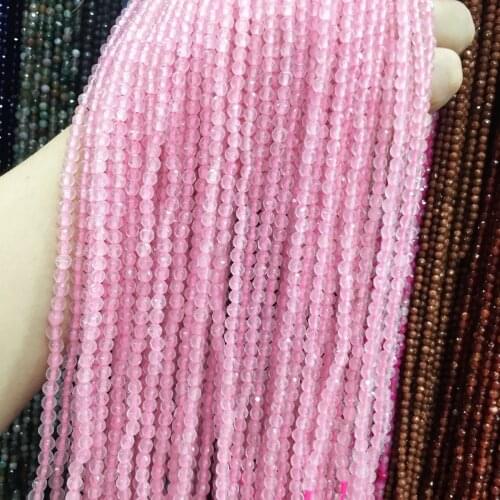 Natural Agated Stone Beads Round Section Loose Agates Small Beads for DIY Jewelry making Accessories Necklaces Bracelet