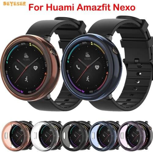 TPU Screen Protector Case For Huami Amazfit Nexo Smart Watch Anti-Scratch Replacement Protection Frame Protective Cover Shell