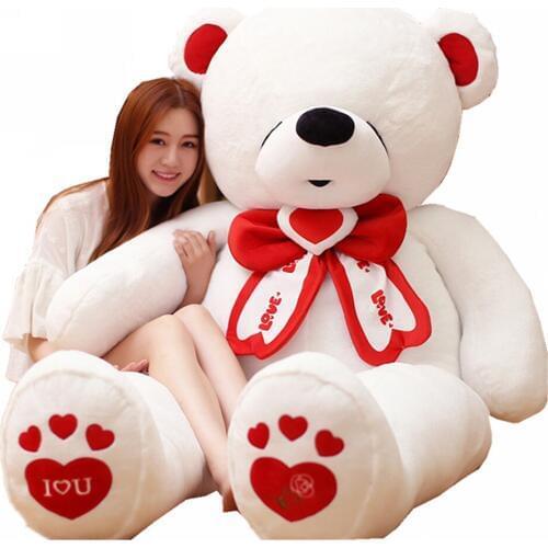 Fancytrader Giant Teddy Bear Stuffed Big Plush Valentines Day Bear I Love You Toys Animals Great Gift for Kids & Lover FT16401