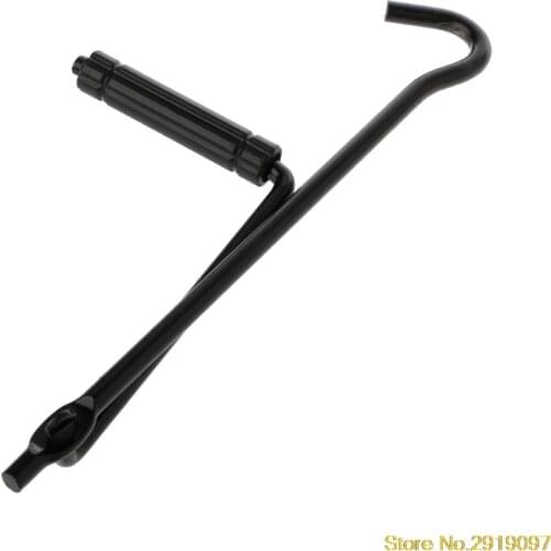 Tire Wheel Jack Lug Wrench Car Metal Handle Scissors Jack Wrench Auto Truck Black Durable Wheel Repair Tool