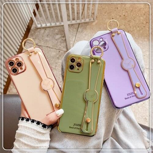 For Xiaomi Redmi10 9 9T 9S 8 7 Mi 11 10 Lite 10T 9 9T 8 Lite A3 Poco X3 Luxury Clock Wristband Electroplating Phone Case