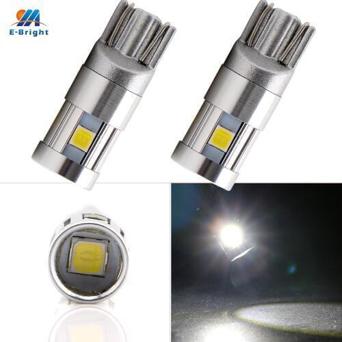 YM E-Bright 2 PCS T10 194 168 W5W 3030 5 SMD LED Canbus Light NO Error Auto Bulbs DC 12V 24V White Car Styling 600Lm