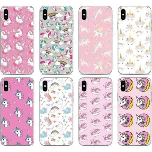 Cute Unicor Phone Case For OPPO Realme X50 5 6 Find X2 Reno A Ace 3 Pro K1 A92S A91 F15 A52 A72 AX7 A5S A31 A8 A9 A5 2020 Cover