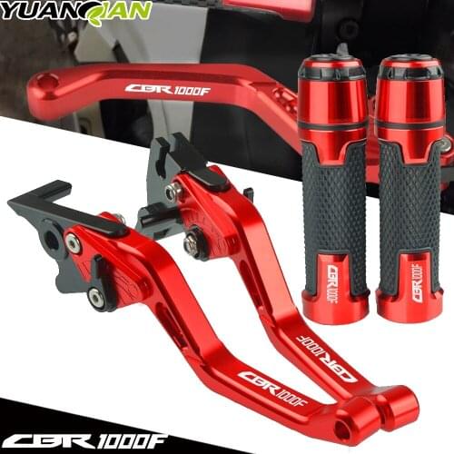 Motorcycle CBR 1000F Adjustable Brake clutch levers + Handle Hand Grips For Honda CBR1000F CBR1000 F 1993-1998 1994 1995 1996 97
