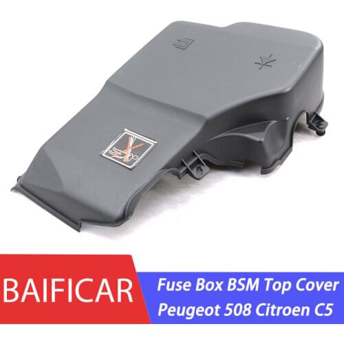 Baificar Brand New Genuine Engine Compartment Fuse Box BSM Upper Top Cover For Peugeot 508 Citroen C5