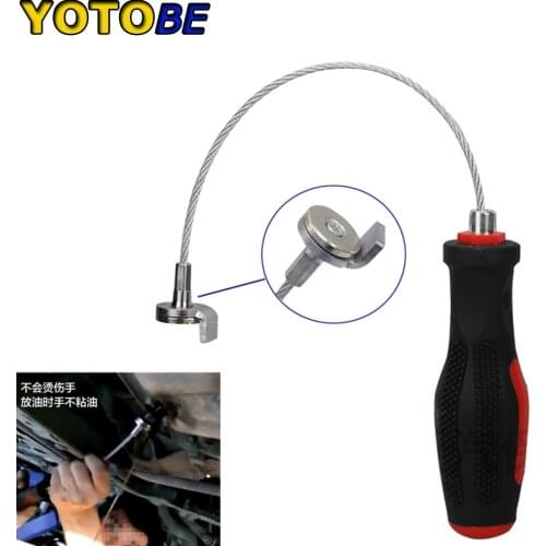 Strong Magnetic Oil Drain Plug Remover Tool Wrench Anti Scald