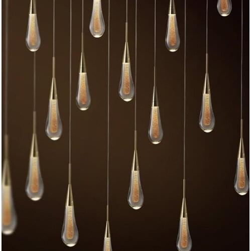 Modern Crystal LED Pendant Lights Ligthing Living Room Bedroom Hanging Lamp Loft hanging Lights Home Light Fixtures Luminaries