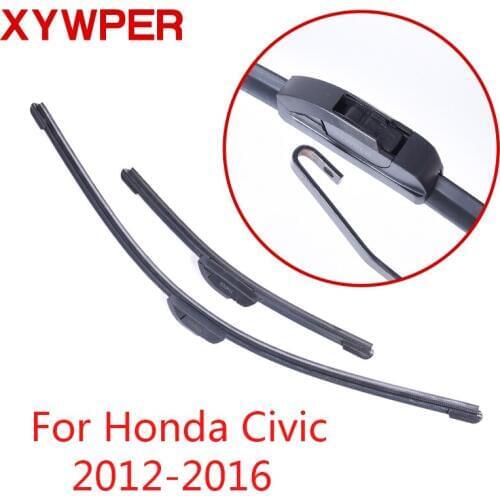 XYWPER Wiper Blades for Honda Civic 2012 2013 2014 2015 2016 26"&18"Car Accessories Soft Rubber Windshield Wipers